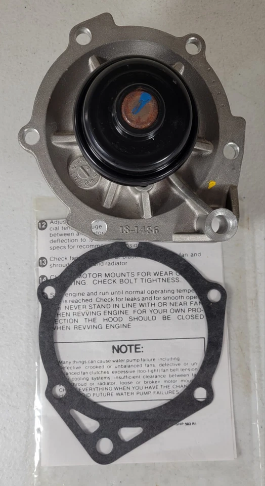 Bomba de agua del motor Airtex AW4106 para 96-99 Ford Taurus OEM 18-1486 Foto 1 de 4