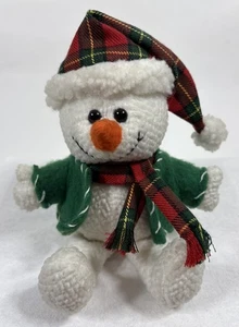 PAPEL Giftware CHILLY der SCHNEEMANN Plüsch Sitzsack 8 Zoll Weihnachten - sehr guter Zustand - Bild 1 von 13