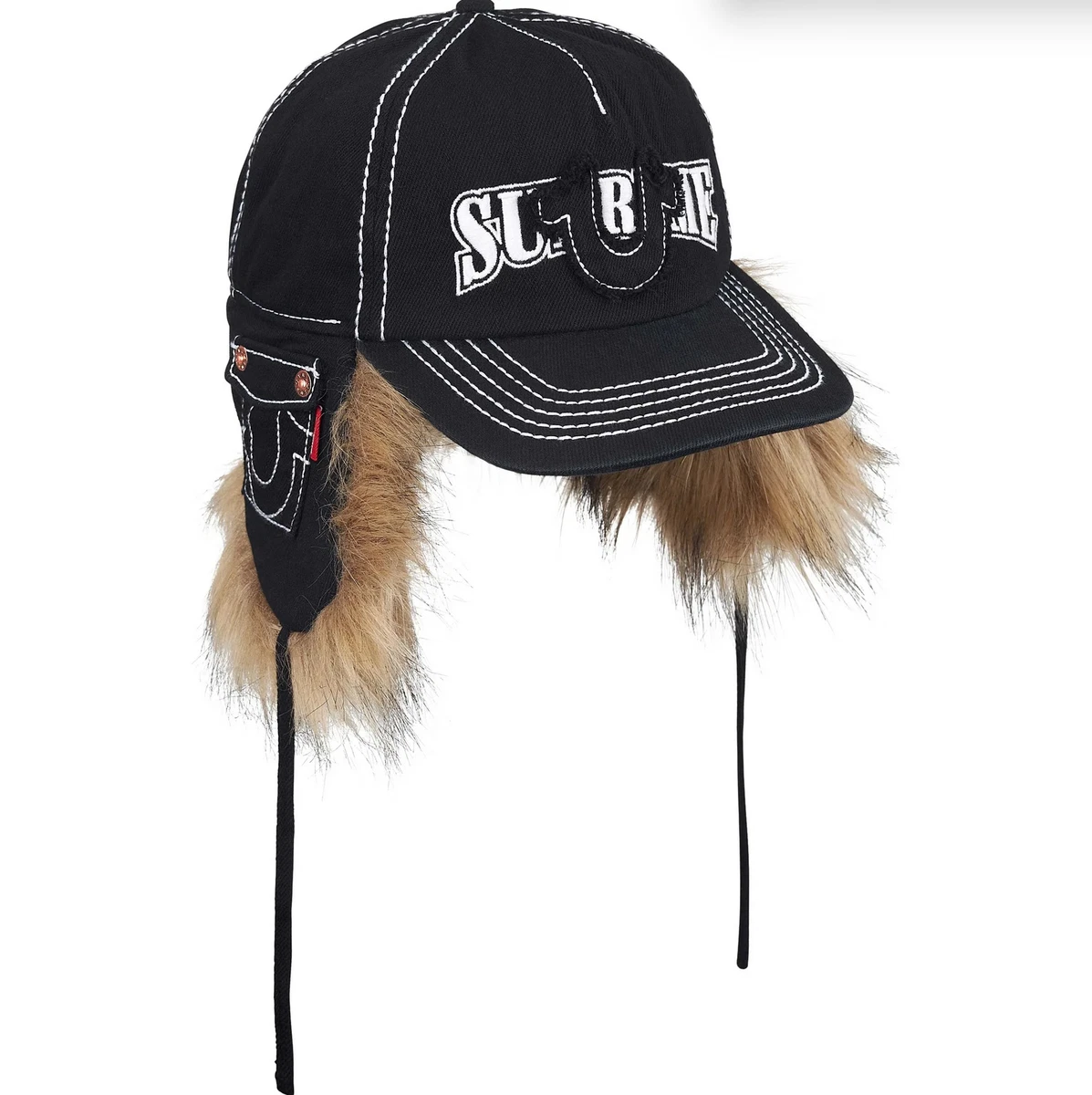 Supreme 尺寸L 黑色帽子男士| eBay