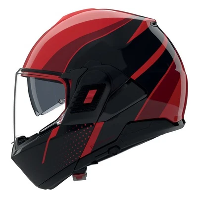 Klapphelm Nolan N120-1 FLUENTE 360 Rosso / Nero / Rosso viscerale