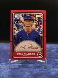 2025 Onyx Vintage Baseball #VALUWI - Luke Williams Red Auto 18/25 - Picture 1 of 2