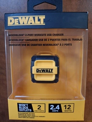 Dewalt 2 Port USB Wall Charger 131 0849 DW2 - Image 1 of 4