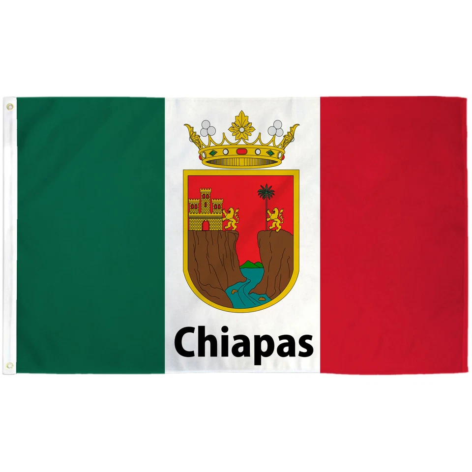 CHIAPAS MEXICO STATE 3X5 FLAG Foto 1 de 1