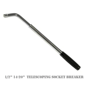 1/2" x 14-20" Telescoping Socket Breaker Bar Wrench 1/2 in Drive Ratchets - Picture 1 of 1