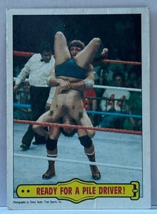 2012 Topps Heritage WWE #42 Ready for a Pile Driver NS3 - Picture 1 of 1