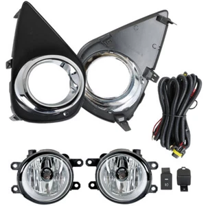 Bumper Fog Lights For 2015-2016 Toyota Yaris Clear Wiring+Switch Left+Right Side - Picture 1 of 17