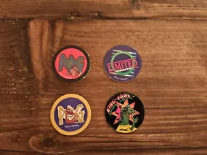 Collection Of 4 POG's Caps from the 'Limited Edition Chex POG' collection Tazo - Picture 1 of 2