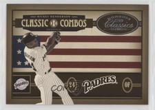 2005 Donruss Classics Classic Combos /400 Bo Jackson Rickey Henderson #CC-48 HOF