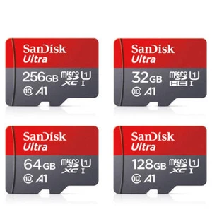 Carte mémoire micro SD classe 10 U3 A1 64 Go 32 Go 128 Go - Photo 1 sur 12