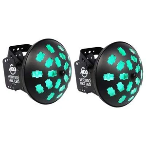(2) American DJ VERTIGO HEX LED 12 Watt 6-Color Dance Floor Effect Lights - Picture 1 of 11
