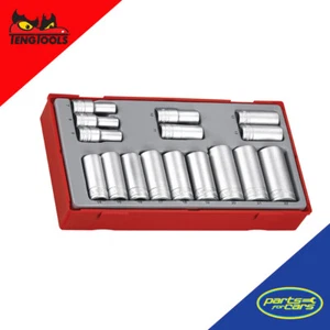 TT3816 - Teng Tools - 16 Piece 3/8 Inch Drive Deep Socket Set - Foto 1 di 2