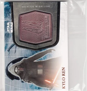 Topps Star Wars Force Awakens Series 2 Bronze Medallion #1 Kylo Ren - Picture 1 of 1