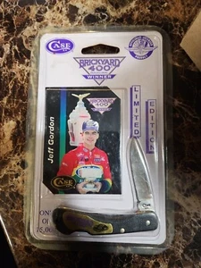 JEFF GORDON BRICKYARD 500 COLLECTOR KNIFE BY CASE WITH FREE SHIPPING NEW - Picture 1 of 6