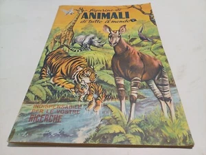 ALBUM Figurine di Animali di tutto il Mondo - F.Cavaliere Edit.Anni '50/'60 RARO - Picture 1 of 4