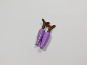 LEGO 2 Purple Carrots w/ Brown Stems Food Minifig M13 - Picture 1 of 1