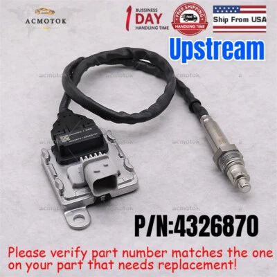 4326870 Entrada sensor de óxido de nitrógeno aguas arriba NOX para Cummins 11,9 L 15 L Foto 1 de 4