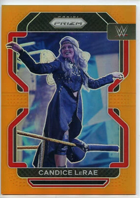 2022 Panini Prizm WWE Wrestling ORANGE Parallel #153 Candice LeRae - NXT #16/99 - Image 1 of 2