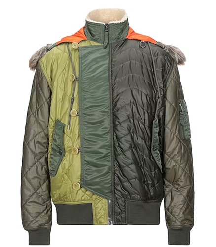 Giacca bomber MOSCHINO JEREMY SCOTT verde militare taglia 40 MEDIA