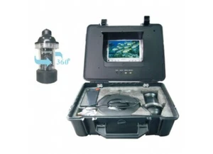 TELECAMERA SUBACQUEA 360 GRADI CAVO 50MT DVR TELECOMANDO MONITOR COLORI VALIGIA - Imagen 1 de 7