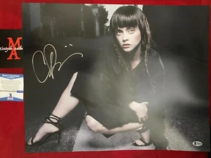 CHRISTINA RICCI SIGNED 16x20 PHOTO! THE ADDAMS FAMILY! CASPER! SMURFS! BECKETT! - Picture 1 of 5