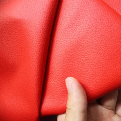 140*50cm Wear-resistant Colourfast Leather Fabric Sofa Car Interior Upholstery - Image 1 of 4