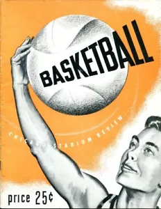 1949-50 Chicago Stags Program 1st Year NBA Rare Ex 54594 - Bild 1 von 4