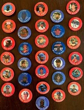 31 Different JKA Vincentown 1990 Baseball MLB MLBPA Pin Back Buttons, Very Rare!