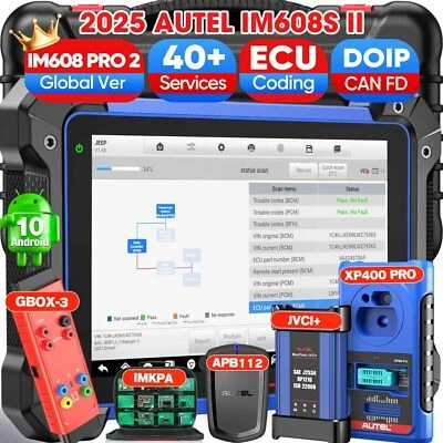 2025 Autel MaxiIM IM608 PRO II KEY PROGRAMMING Tool XP400 PRO GBOX3 APB112 IMKPA - Bild 1 von 4