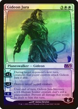 Gideon Jura FOIL Magic 2012 / M12 NM White Mythic Rare MAGIC MTG CARD ABUGames