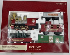Holiday Living Large Santa Express Christmas Train Set - Battery Operated in box - Picture 1 of 12