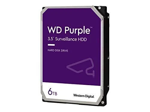 WD WD64PURZ 6TB 3.5" SATA 256MB Purple Pro Surveillance Hard Drive HDD - Image 1 of 1