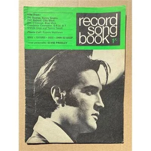 ELVIS PRESLEY RECORD SONGBOOK MAGAZINE JANUARY 1970 ELVIS PRESLEY COVER WITH SMA - Picture 1 of 1