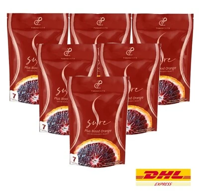6 x S Sure Plus Blood Orange 7 Caps Weight Management Fat Dietary Supplement - Image 1 of 4