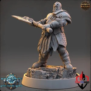 Torsten Ironhelm | 32mm/54mm/75mm Fantasy 3D Printed RPG Resin Miniatures - Picture 1 of 3