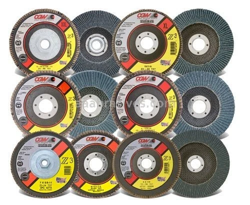 CGW 42105  4 X 5/8 Z3 -80-T27  Flap Disc, Max RPM 15300, BOX of 10!!! - Image 1 of 1
