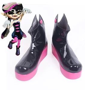 IN STOCK Splatoon Inkling Squid Sisters Callie Aori Cosplay Shoes Platform Boots - Picture 1 of 4