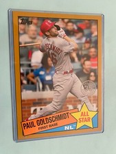 Paul Goldschmidt 2020 topps all star 5x7 baseball card 10/10 St. Louis Cardinals