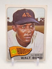 ⚾WALT BOND 1965 Topps #109 Houston Astros Indians Vintage Baseball Card⚾