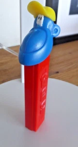 PEZ Vintage Mimic The Monkey Cobalt Blue head & Yellow Hat 3.4 Austria No Feet - Picture 1 of 6