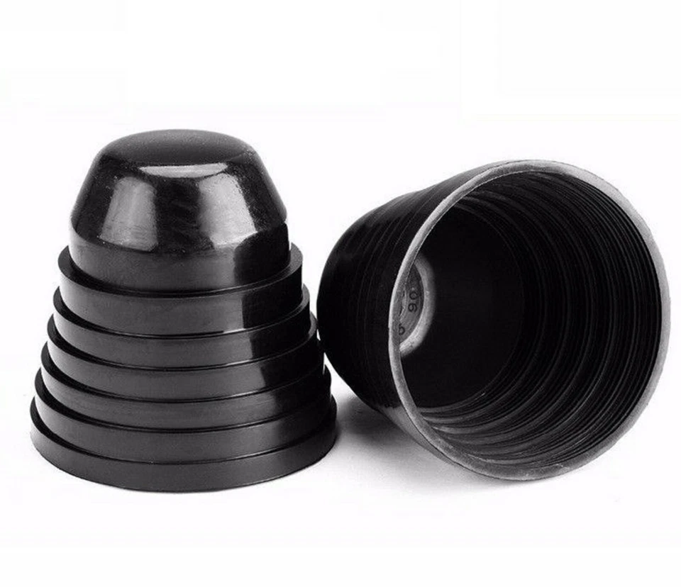Universal Rubber LED Kit D2R Head Light Xenon Two Dust Cover Seal Cap Retrofit - Image 1 of 4
