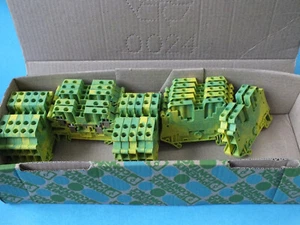 Lot of 11 pcs PHOENIX CONTACT UT4-QUATTRO-PE 3044597 Terminal block - Picture 1 of 6
