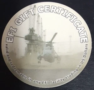 1EFI10E  BRITHISH  EFI  1st Print  10 Cents  Pog  from 2004  not AAFES - Picture 1 of 2