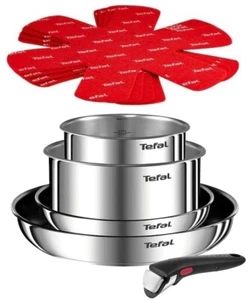 TEFAL INGENIO EMOTION 9-PIECE COOKWARE SET FRYPANS SAUCEPAN FRYING PANS, HANDLE - Picture 1 of 24