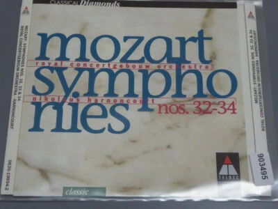 NICHOLAS HARNONCOURT <  Mozart - Symphonies Nos 32,33,34  > VG (CD) - Bild 1 von 3