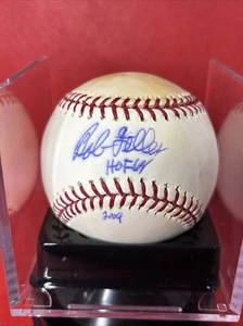 Bob Feller Cleveland Indians Autographed Official MLB Baseball Inscribed HOF 62 - Picture 1 of 1
