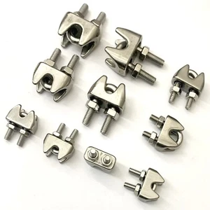 Drahtseilklemmen VA Edelstahl A4 Seilklemmen Bügelklemme - Bild 1 von 7