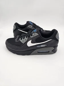 Size 6 - Nike Air Max 90 Black Iron Grey Marina - Picture 1 of 5