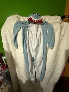 saint eve kids shark one piece pajama - Picture 1 of 3