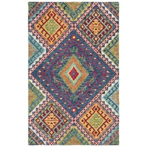 Safavieh Aspen 3' x 5' Hand Tufted Wool Rug in Blue - Picture 1 of 4