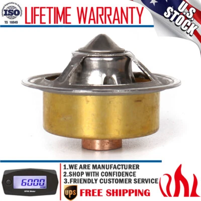 Termostato estilo Robertshaw 160 graus alto fluxo para Jeep Cherokee Wagoneer CJ5 - Imagem 1 de 4